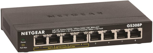 NETGEAR GS308P-8 Ports Switch