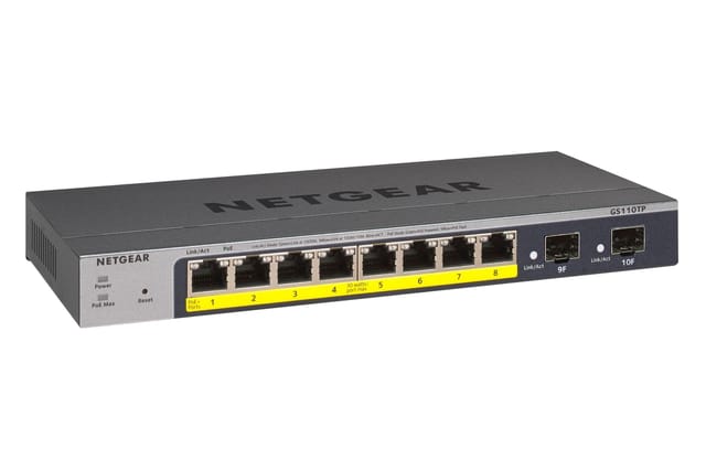 Netgear GS110TP - 8 Ports  Switch