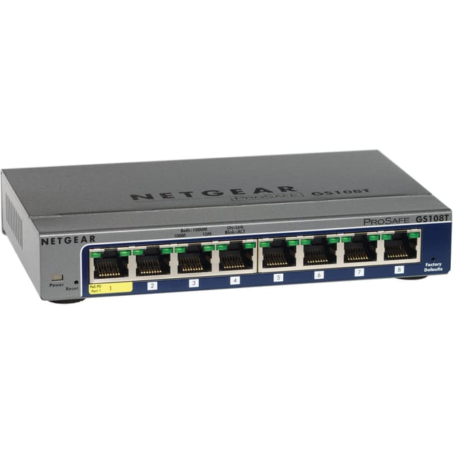 Netgear GS108T - 8 Ports Switch