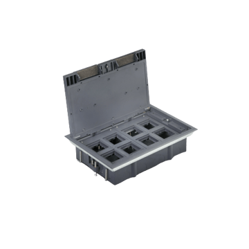 Floor Box with 8 Socket Holder